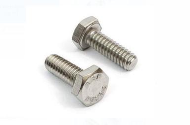 Silver 3 Inch Long Full Thread Polished Stainless Steel Rust Proof Hex Bolts