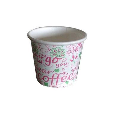Multicolor 80 Ml Eco-Friendly Round Printed Paper Disposable Coffee Cup