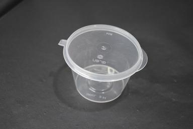 Black Food Safe 100Ml Transparent Plastic Dip Container