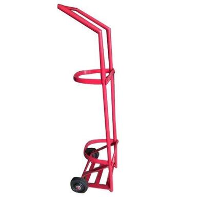Rust Proof Mild Steel Paint Coated Two Wheeler Oxygen Cylinder Trolley Application: Women Material