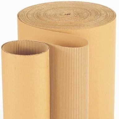Eco Friendly Durable Plain Brown 2 Ply Corrugated Paper Roll