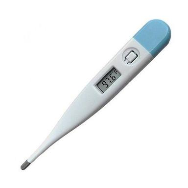 White Instant Read Temperature And Automatic Shut Off Digital Clinical Thermometer
