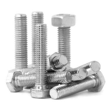 Silver Corrosion Resistance Solid Mild Steel Bolts