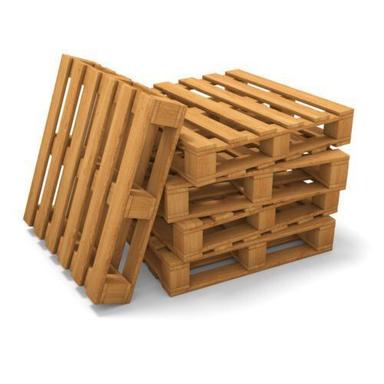 Brown Rectangular Wooden Storage Pallets