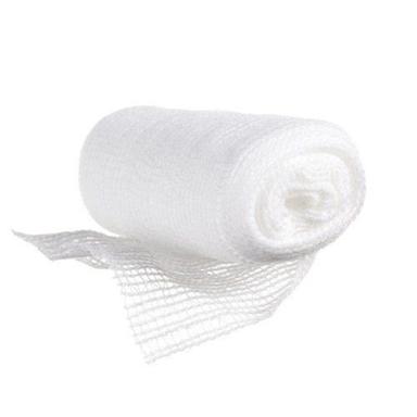 White Crepe Bandage Roll For Medical Use Made Out Of Cotton With One Time Use Only