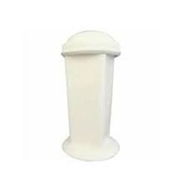 Portable Durable White Color Plastic Coplin Jar