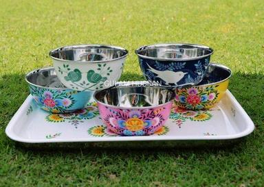Automatic  Stainless Steel Hand Painted Bowls