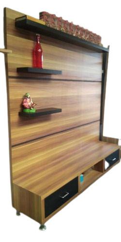 Uniquely Designed Plywood Material Television Table With 2 Drawers