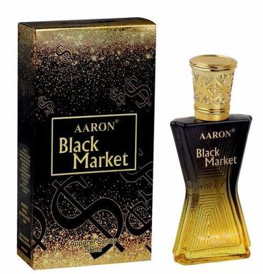 Blue Long Lasting Fragrance Aaron Black Market Perfume 50Ml