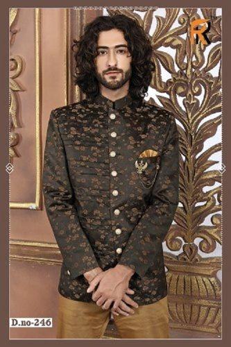 Wedding & Party Plain Stylish Jodhpuri Suit For Men Size: Xxl