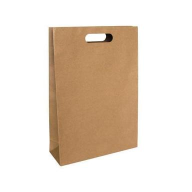 Brown D Cut Paper Bag, For Shopping, Capacity: 5Kg
