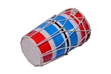 Lightweight Solid Wooden Non-Electric Musical Wooden Dholak For Beginners