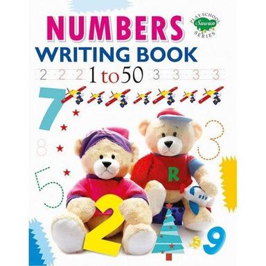 Number Writing Book, Size: 30 X 30 X 3 cm, Shape : Rectangle