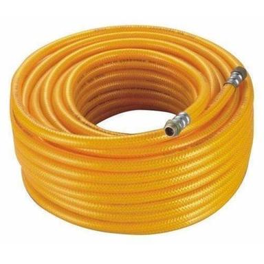 Yellow Shiny Rigid Ptfe Hydraulic Hose Pipe For Home And Commercial Purposes