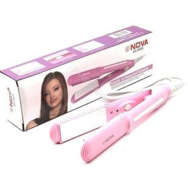 Portable Durable Pink Hair Straightener For Professional, Parlour