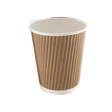 Disposable Brown Paper Glass Use For Tea and Coffee