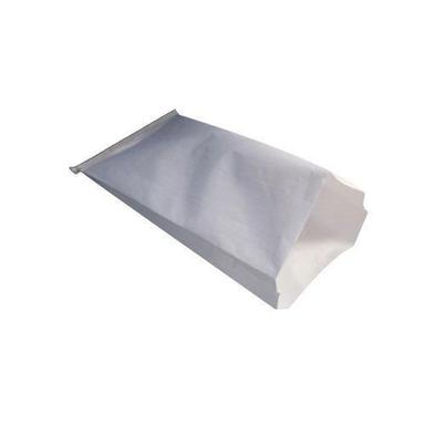  पर्यावरण के अनुकूल पुन: प्रयोज्य और बायोडिग्रेडेबल सफेद सादा पेपर बैग अधिकतम लोड: 7 किलोग्राम (किग्रा) 