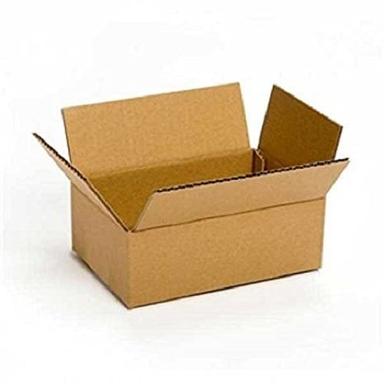 Uv Offset Printing Square Shape Paper Corrugated Packaging Box With Glossy Lamination