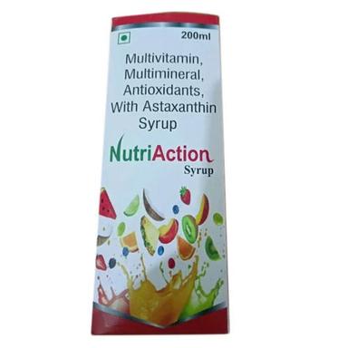 Multivitamin, Multimineral, Antioxidants And Astaxanthin Immunity Booster Syrup, 200 Ml Application: Industrial