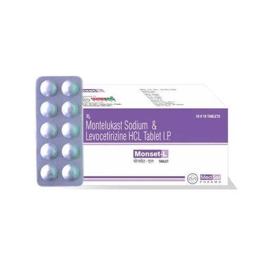 Green Montelukast Sodium Levocetirizine Hcl Tablets