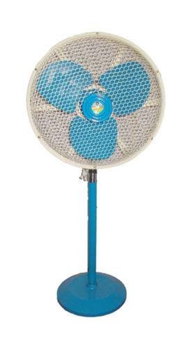  3 Blades Floor Mounted Plastic Compact High-Performance Electric Stand Fan Blade Diameter: 16 Inch (In)