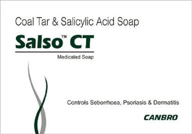 Salso CT Coal Tar With Salicylic Acid Medicated Soap For Psoriasis, Dermatitis