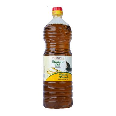 Easy To Digest Healthy And Nutritious Kachi Ghani Patanjali Mustard Oil (1 Litre) Injection