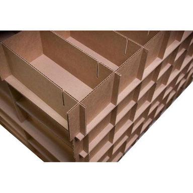 0-3mm Thickness Rectangle Partition Packaging Corrugated Box with 1-5 Kg Capacity