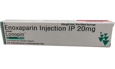 Enoxaparin Injection IP 20mg/0.2ml, Prefilled Syringe