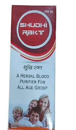 Shudhi Rakt 200 Ml Syrup Bottle Herbal Blood Purifier For All Age Group