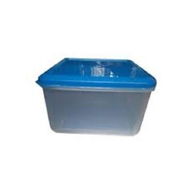 White With Blue Air Tight Plastic Food Containers Capacity: 5 Kg/Hr