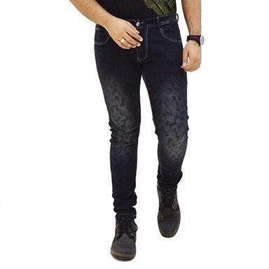 Men Skinny Fit Denim Jeans For Casual Wear, Faded Design
