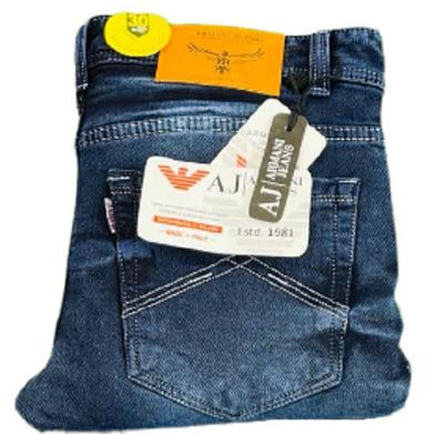 36 Inch Waist Regular Plain Dyed Straight Washable Blue Denim Jeans Application: Agriculture