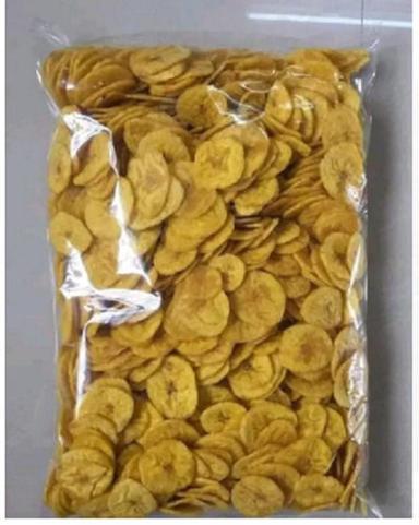 Brown And Green Brown Coconut Oil Salt Turmeric Powder Mix Fried Salty Banana Chips For Snack Use