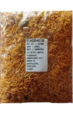 Blue Crunchy And Delicious Mixed Spices Spicy Garlic Bhujiya Lahsun Sev Namkeen 