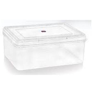 Strong And Unbreakable Plastic Lightweight Rectangular Plain Food Containers