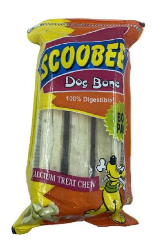 Yellow 80 % Protein Digestible Scoobee Bone Packet Of Dog Food For Promote Growth 