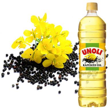 Black Silver Unoli Mild Flavor Refined Rapeseed (Canola) Oil For Cooking