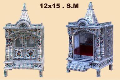 12x15 Handcrafted Wooden Pooja Mandir (Temple) For Home And Office