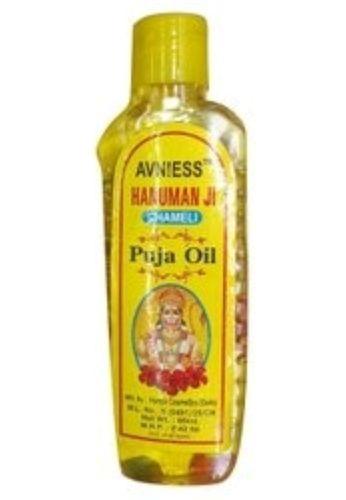 Yellow Chemical Free Non Toxic Aromatic Jasmine Pooja Oil