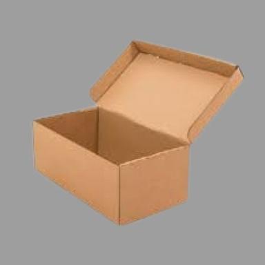 Rectangular Corrugated Packaging Boxes Eco Friendly Plain Pattern And Light Brown Body Material: Abs