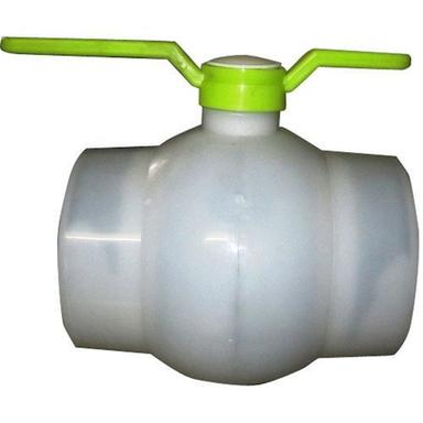 Round Plain Polished Manually Operated Polypropylene Solid Ball Valve Application: To Control The Heavy Flow Of Liquids