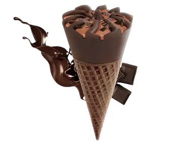 8 Gram Fat Contain Paper Wrap Pasty Form Chocolate Ice Cream Cone