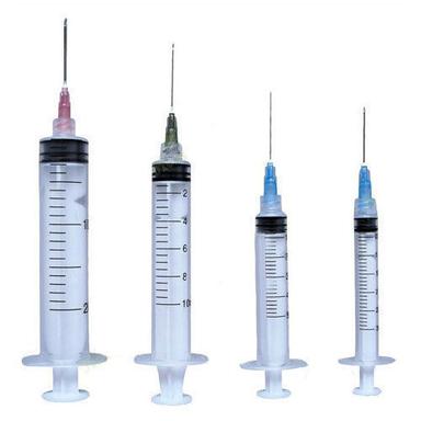 Brown 1Ml To 100Ml Plastic Disposable Syringe With Needle For Single Use
