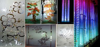 Decorative Building Glass For Partition, Staircase