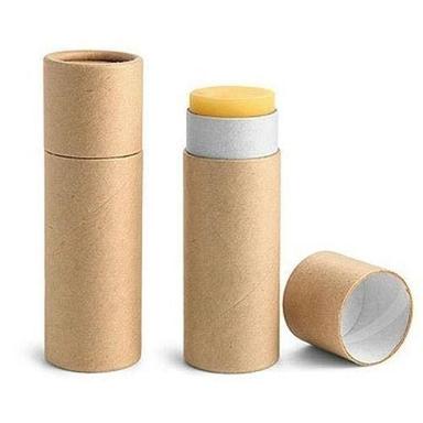 20 Inch Cylindrical Shape Brown Agarbatti Packaging Paper Tube General Medicines