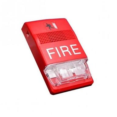 113X68X21 Mm 100 Volt 50 Hz 100 Db Abs Plastic Fire Alarm  Alarm Light Color: Red