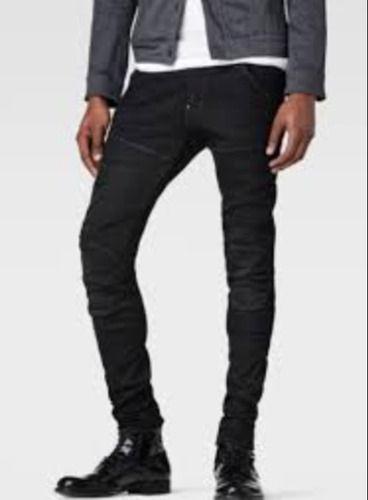Plain Black Color Men Jeans