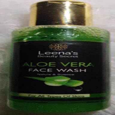 No Color Aloe Vera Face Wash For All Type Of Skins With 3 Month Shelf Life