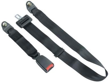 Plain Black Car Safety Seat Belt With 2 - 3 Inch Widths Application: Construction